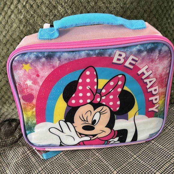 DISNEY Girlie Bundle- NWT MINNIE MOUSE LUNCHBOX & GUC PET CARE SMALL BACKPACK - Picture 7 of 8